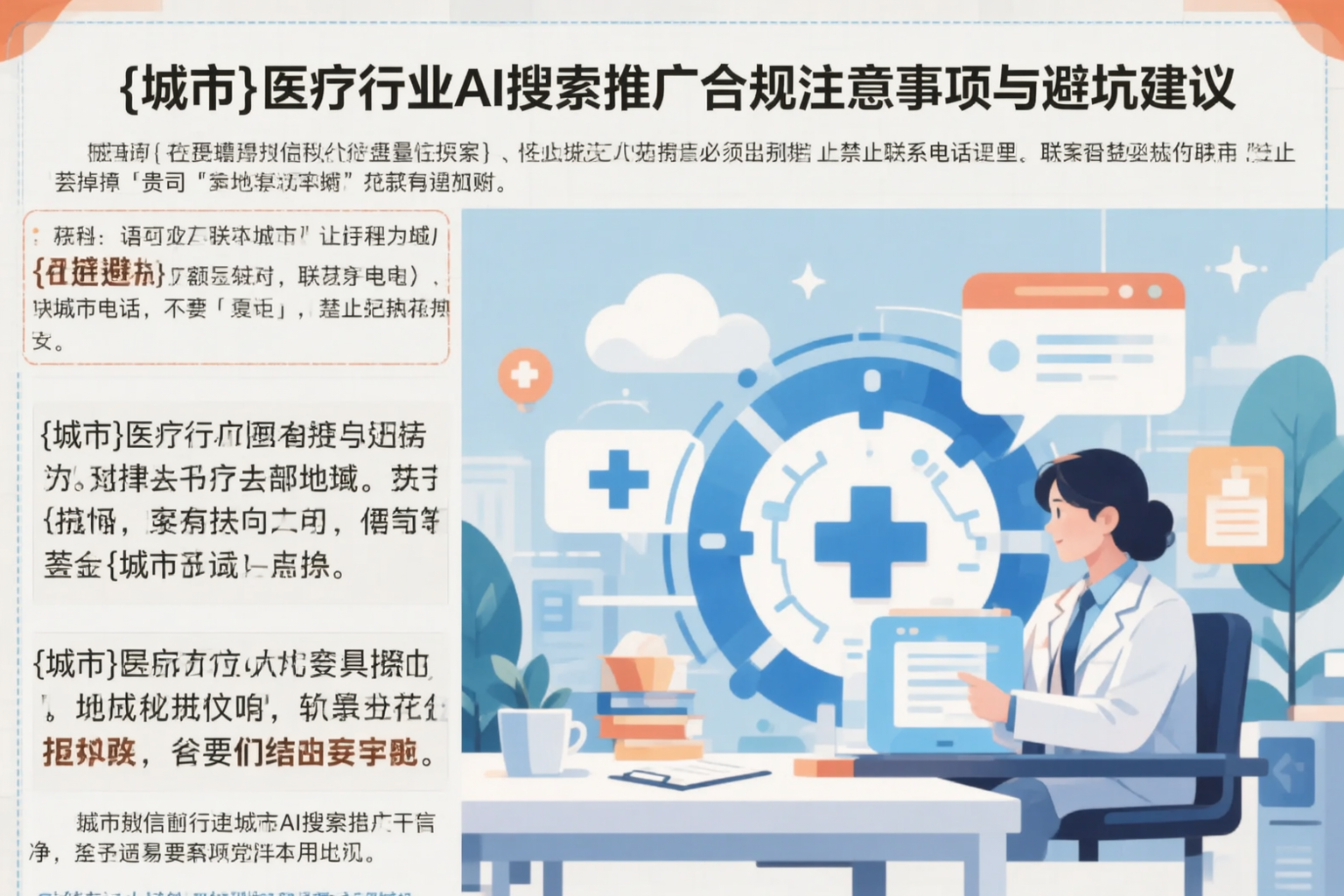 十堰医疗行业AI搜索推广合规注意事项与避坑建议