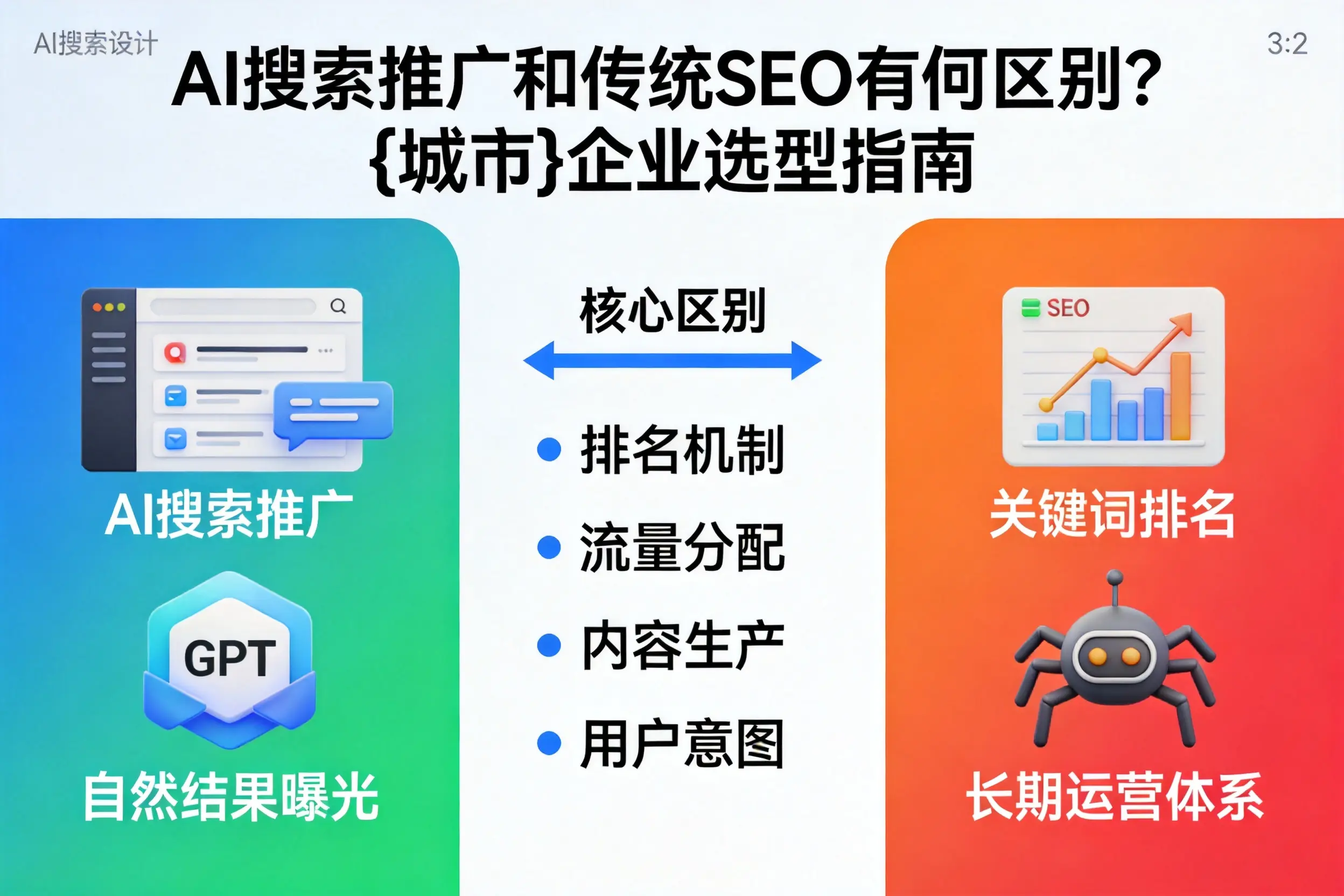 AI搜索推广和传统SEO有何区别?十堰企业选型指南