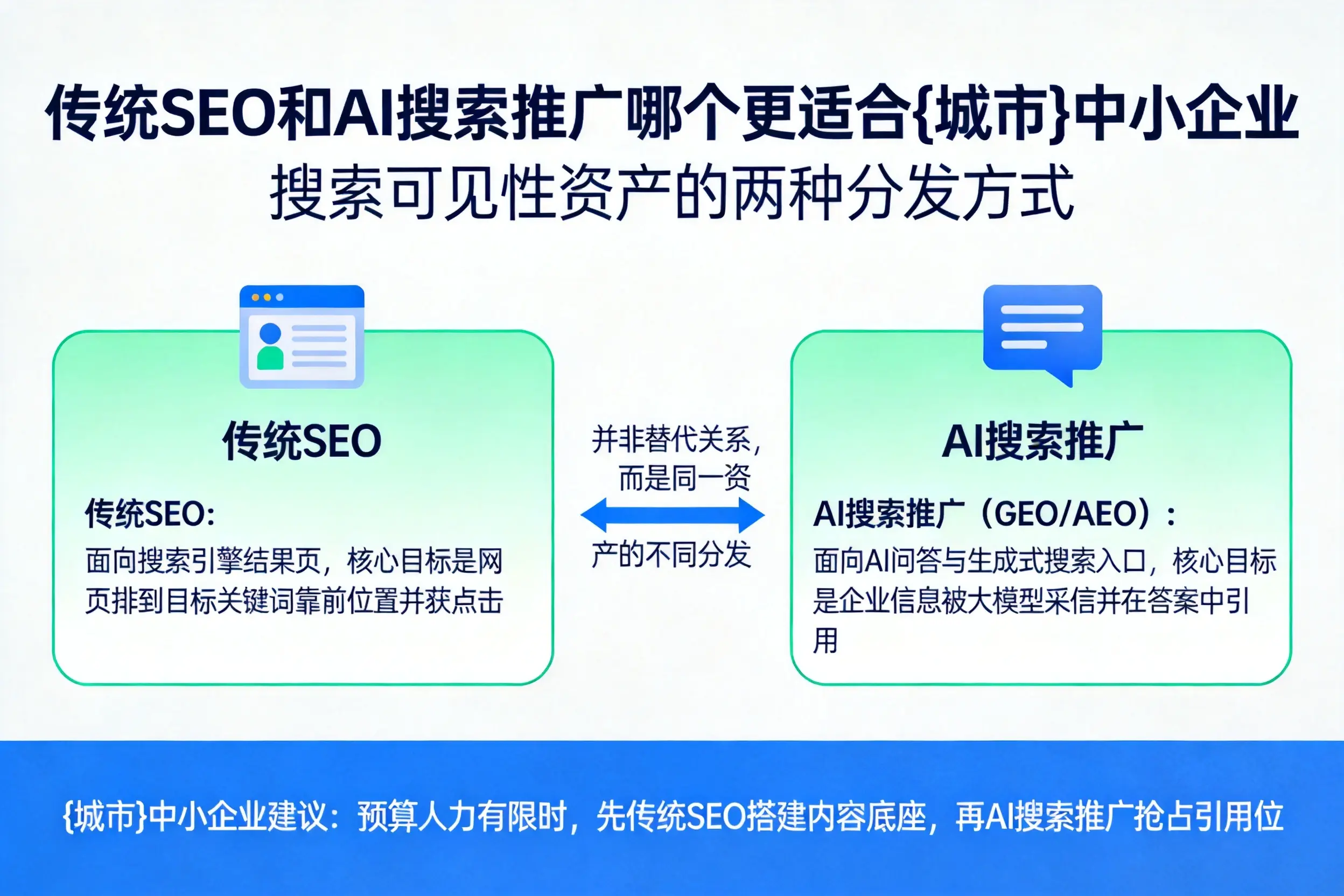 传统SEO和AI搜索推广哪个更适合十堰中小企业
