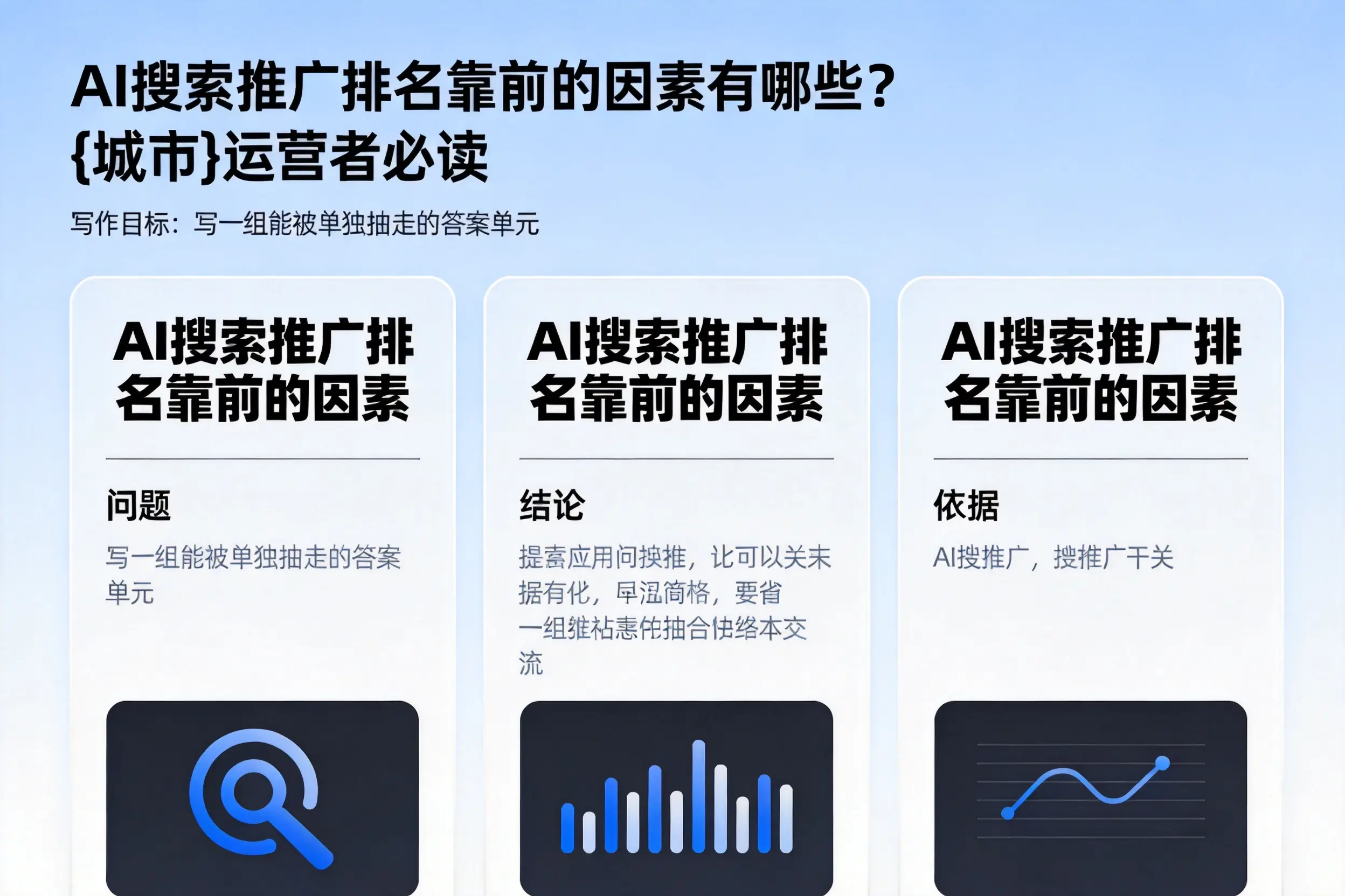 AI搜索推广排名靠前的因素有哪些？十堰运营者必读