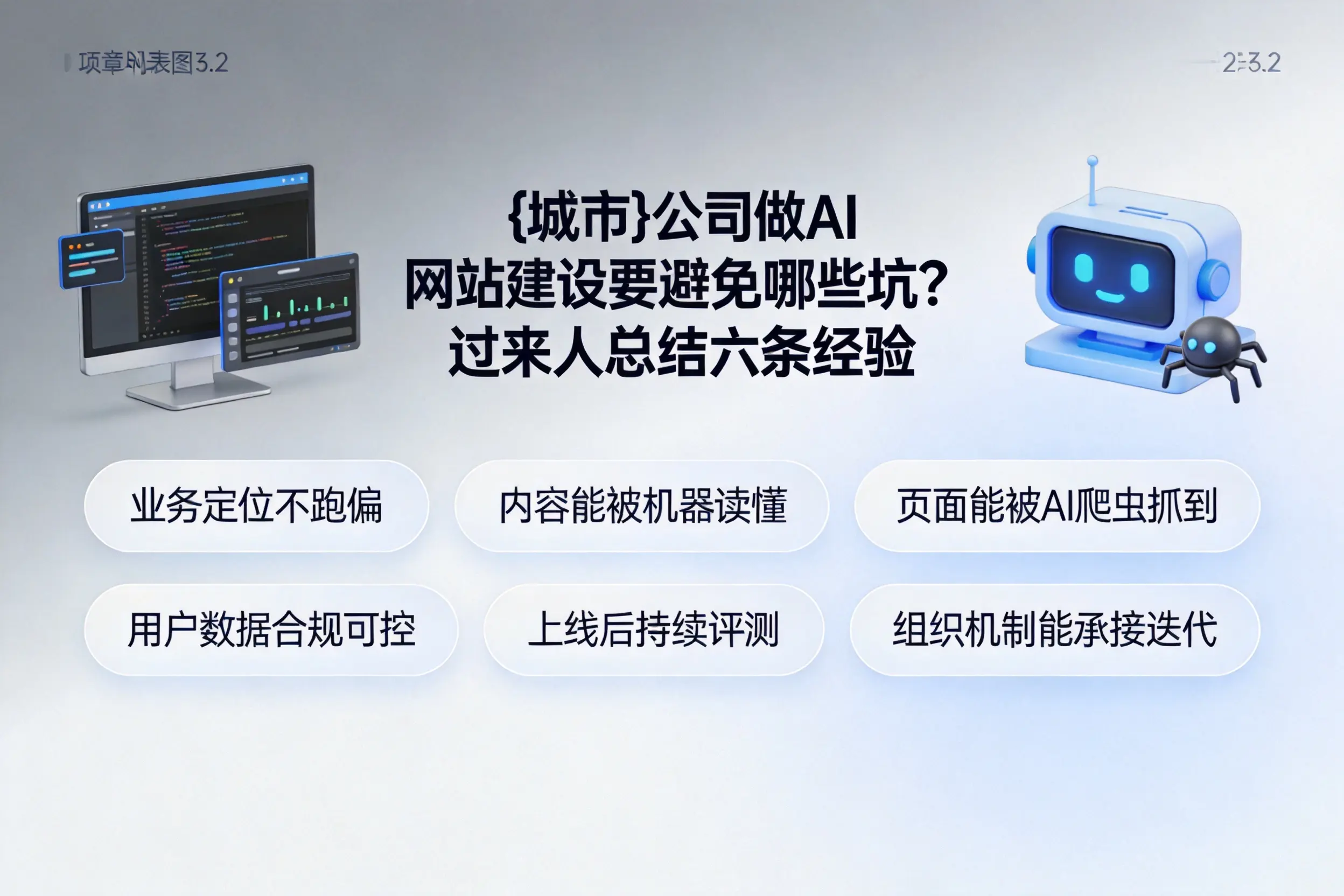十堰公司做AI网站建设要避免哪些坑?过来人总结六条经验