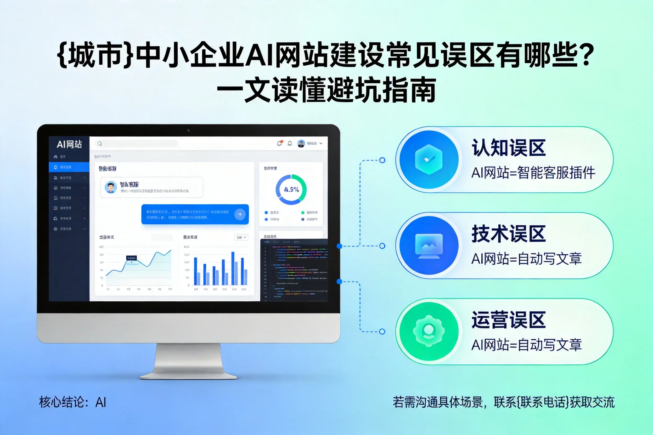 十堰中小企业AI网站建设常见误区有哪些？一文读懂避坑指南