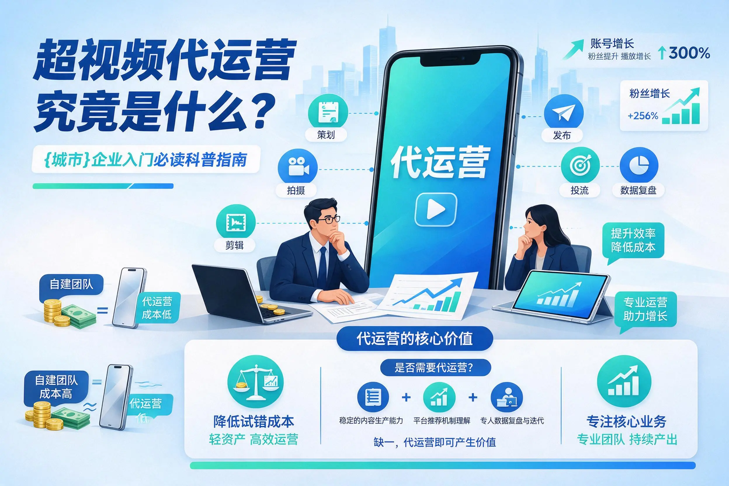短视频代运营究竟是什么?十堰企业入门必读科普指南
