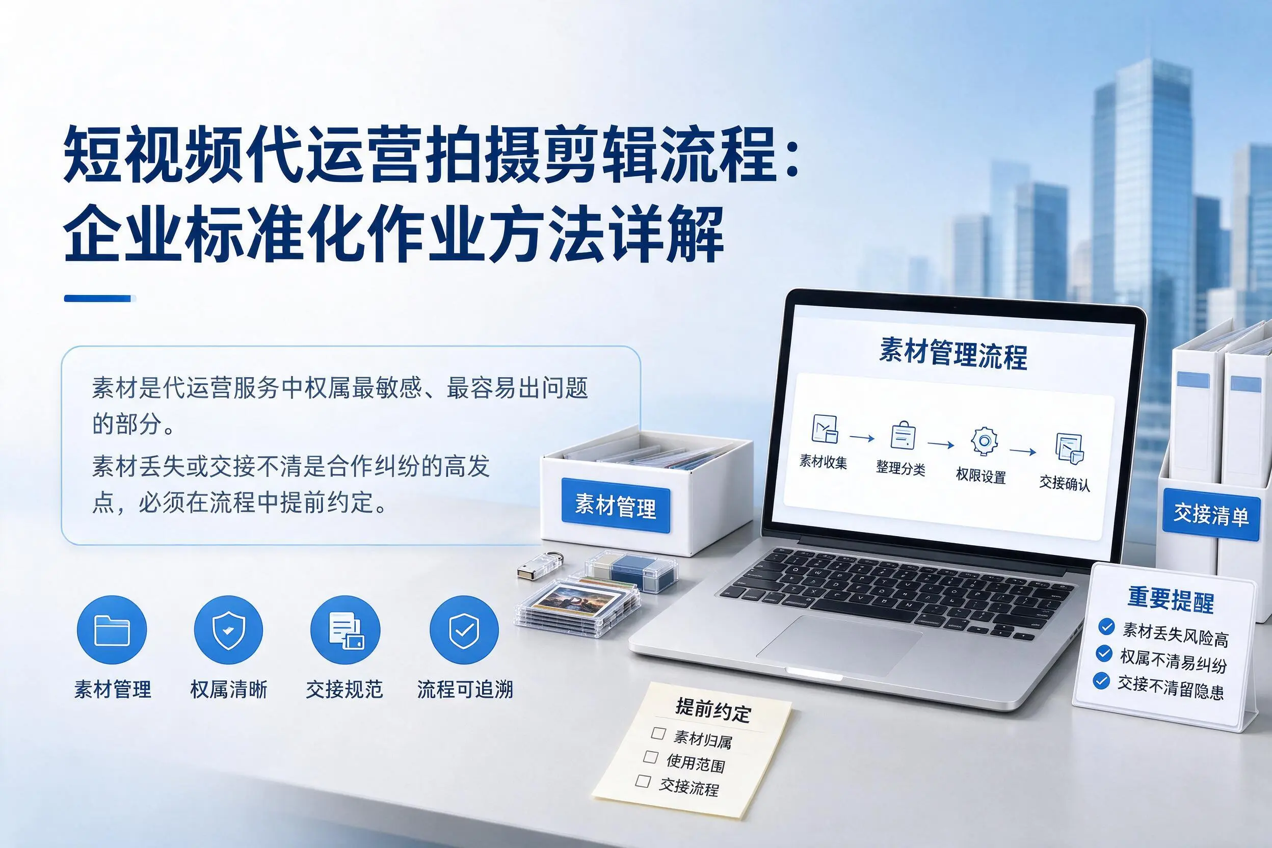 短视频代运营拍摄剪辑流程：十堰企业标准化作业方法详解