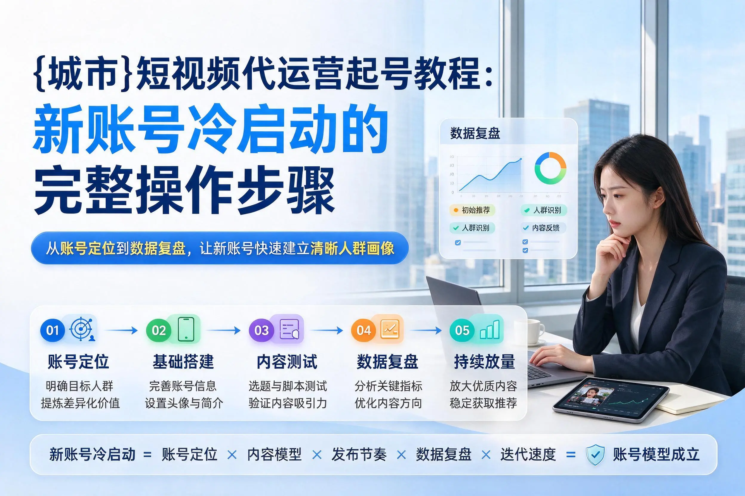 十堰短视频代运营起号教程：新账号冷启动的完整操作步骤