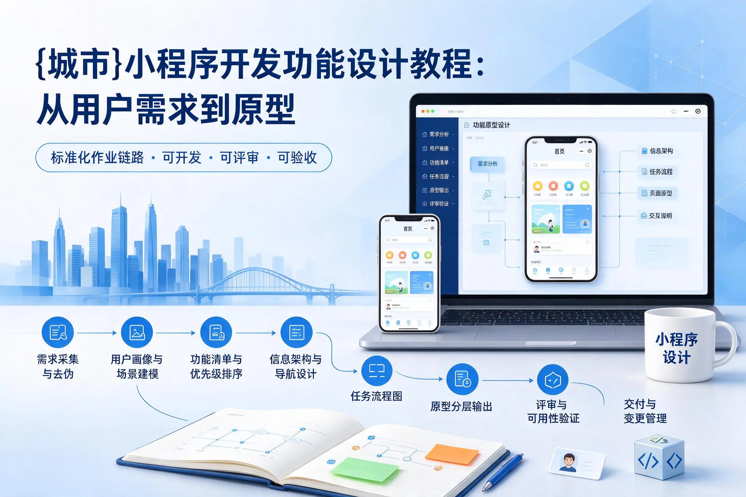 十堰小程序开发功能设计教程:从用户需求到原型