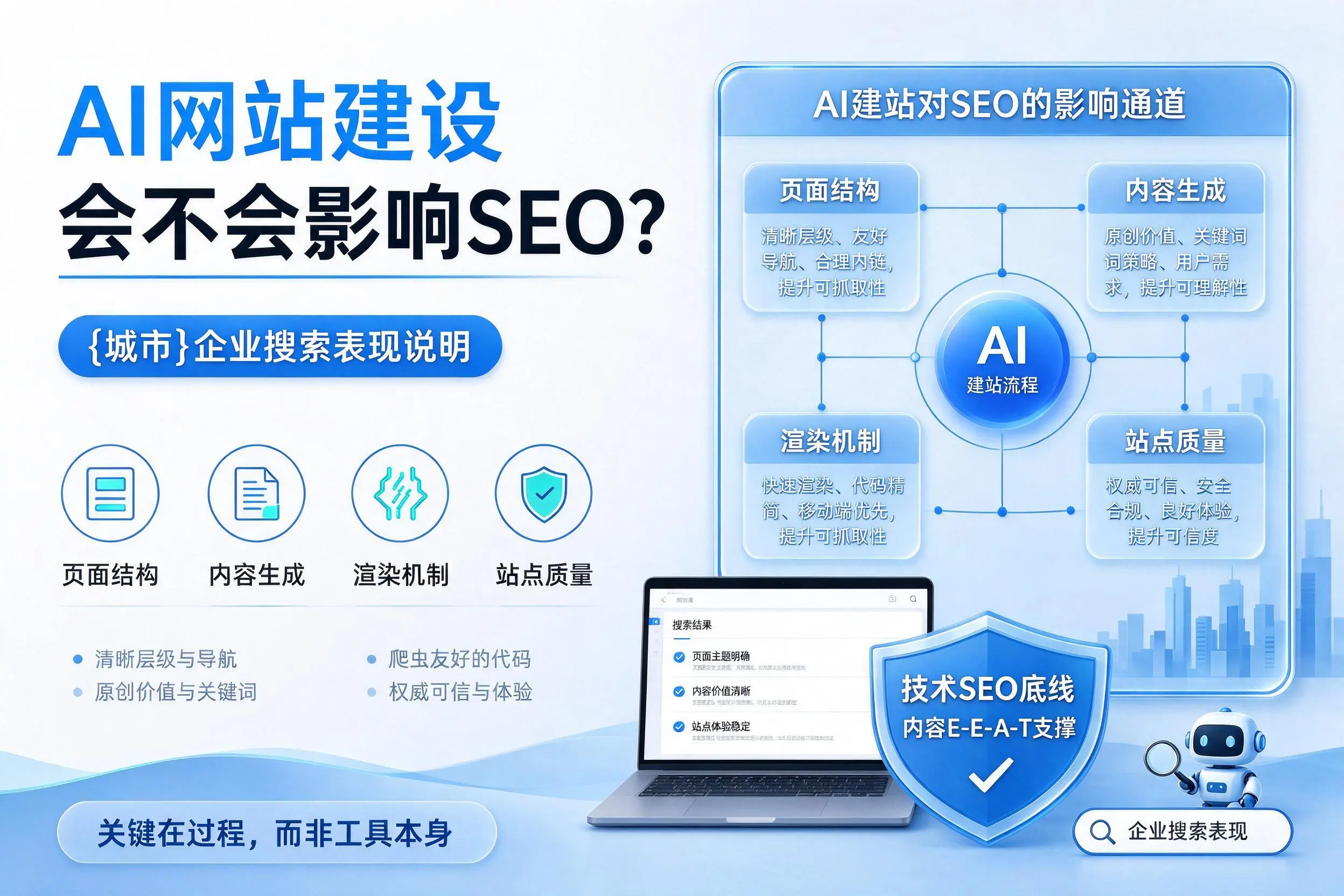 AI网站建设会不会影响SEO?十堰企业搜索表现说明