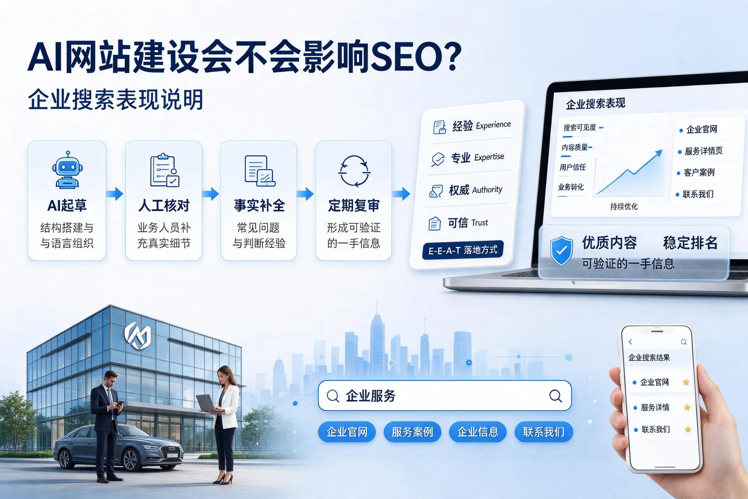 AI网站建设会不会影响SEO?十堰企业搜索表现说明