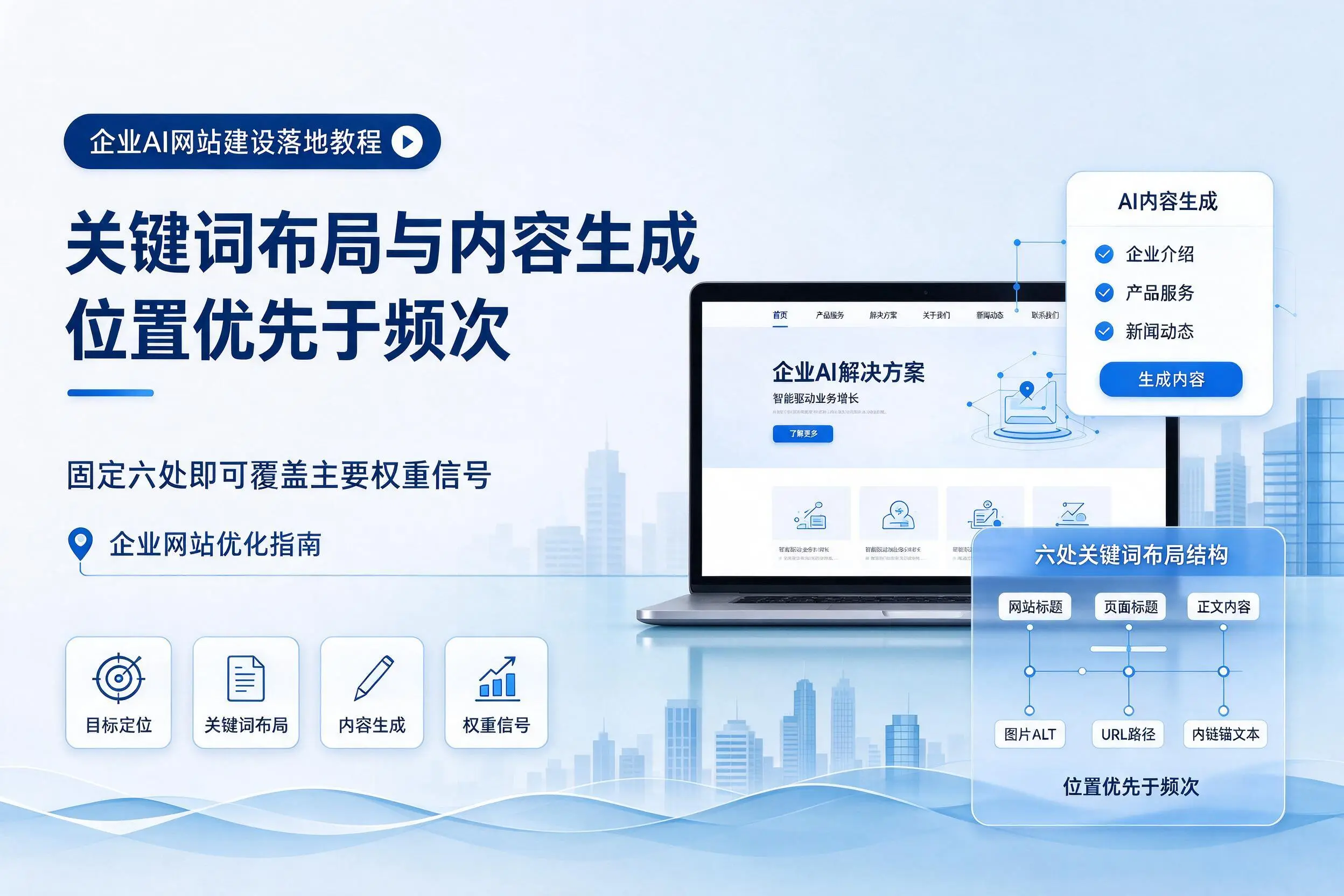 十堰企业AI网站建设落地教程：关键词布局与内容生成